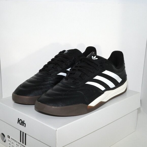 Kith x Adidas Koresco National Black Gum JR9201 Football Soccer Mens US 11.5 NEW - Picture 1 of 10
